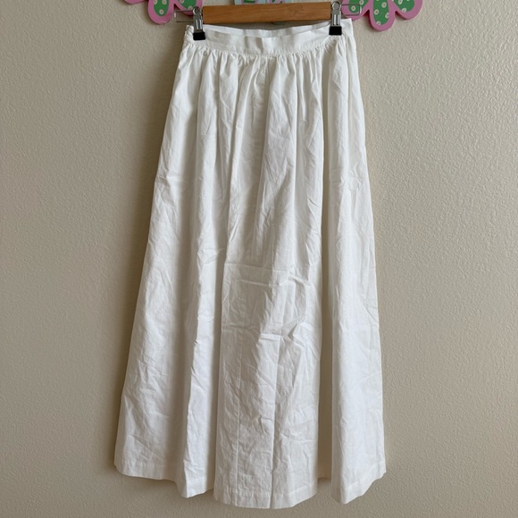 Perfect Stranger Elegant White A-Line Women's Skirt Size 6 - Picture 6 of 10